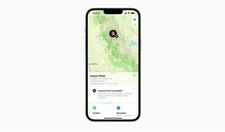 大石桥苹果14维修分享iPhone14系列中 FindMy功能通过卫星分享位置方法教程 