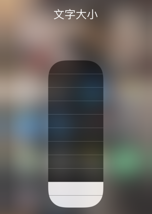 大石桥苹果手机维修分享小技巧：在 iPhone 控制中心快速调节字体大小 