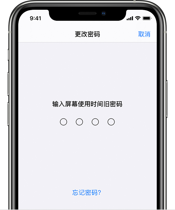 大石桥苹果手机维修分享iOS 14 忘记屏幕使用时间密码怎么办 